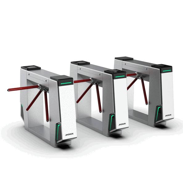 IP68 Waterproof Tripod Turnstile NFC QR Code Access Control Tahan Air Ekstrem