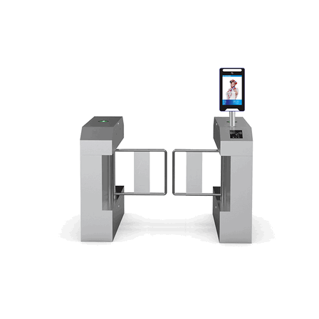 Luxury Swing Gate Turnstile Hotel Executive Mesin Pembatas Lobby Eksklusif Mewah