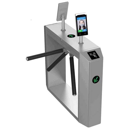 Stainless Steel Tripod Mechanism Gate Biometric Attendance Sensing Absensi Staf