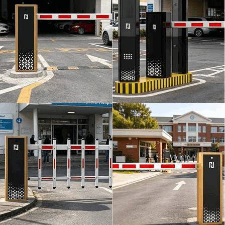 Boom Gate Heavy Duty Industri Kawasan Berikat Pembatas Area Akses Kontrol
