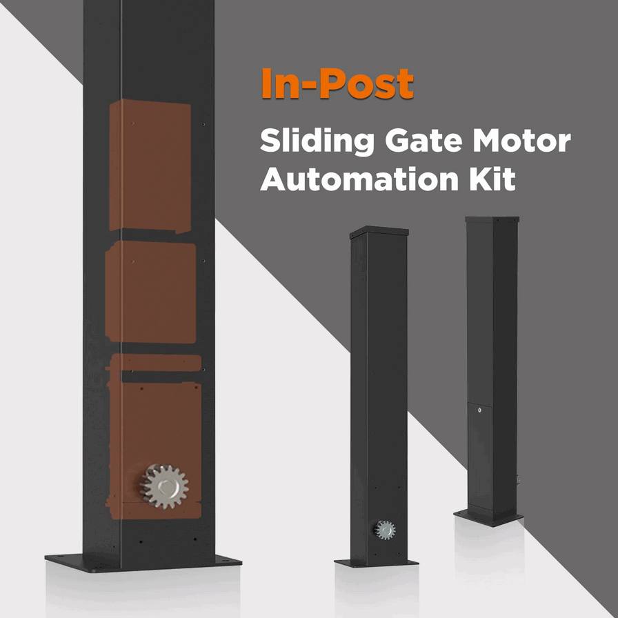 Motor Pagar Geser Tiang 300kg Autogate Sliding Properti Cluster Mewah
