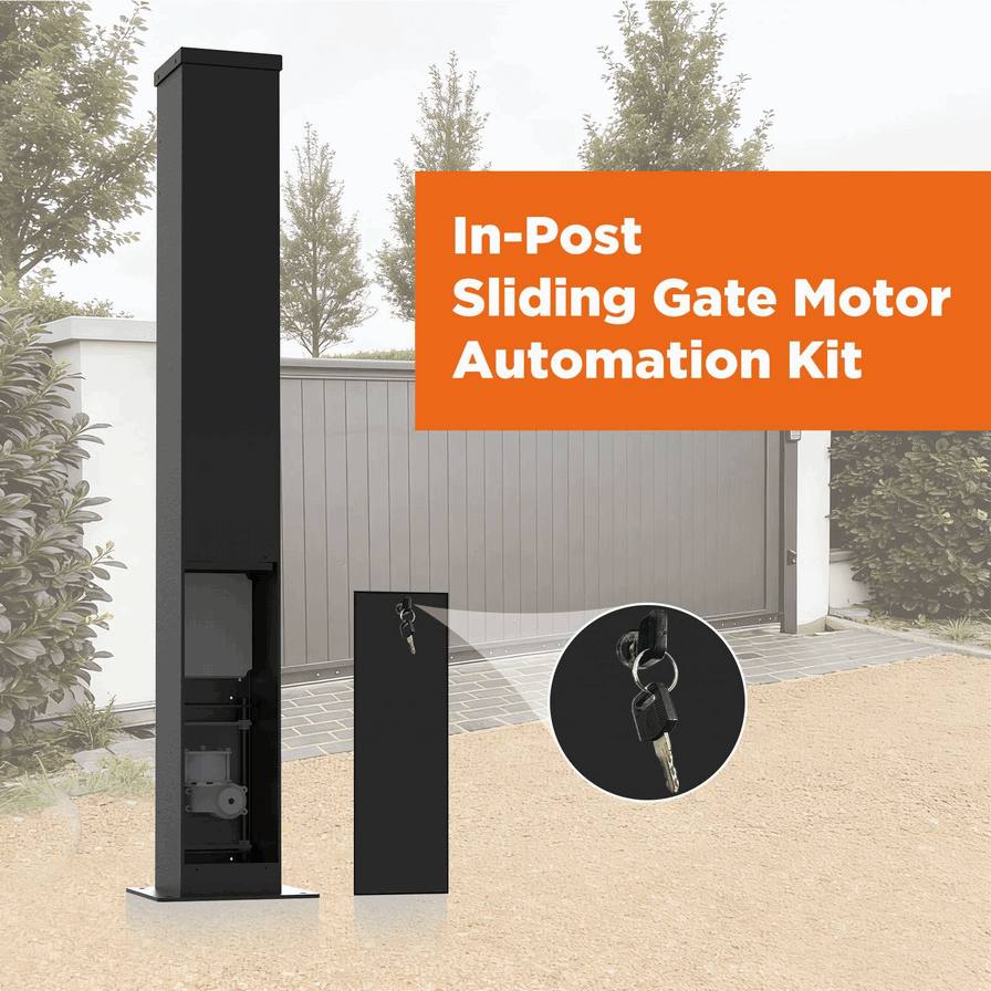 Mesin Pagar Otomatis Hemat Energi In-Post Sliding Gate Motor Low Watt
